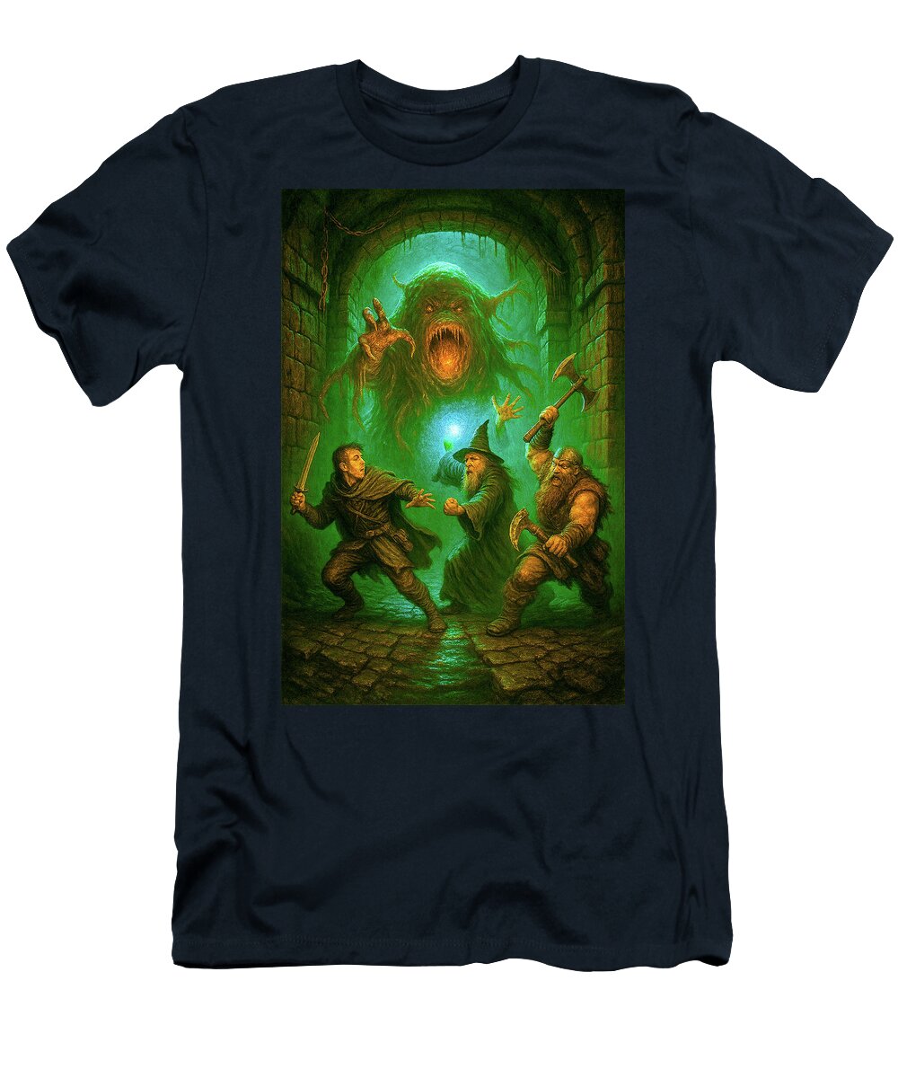 1 Battle in the Dark Dungeon Brian Stevens T-Shirt
