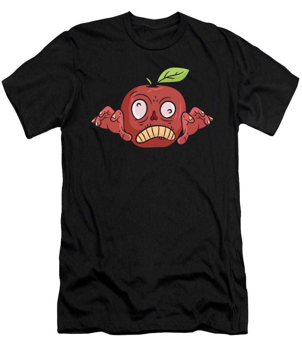2 Halloween Apple Zombie Food Fruit Monster Spooky Zombie Toms Store T-Shirt