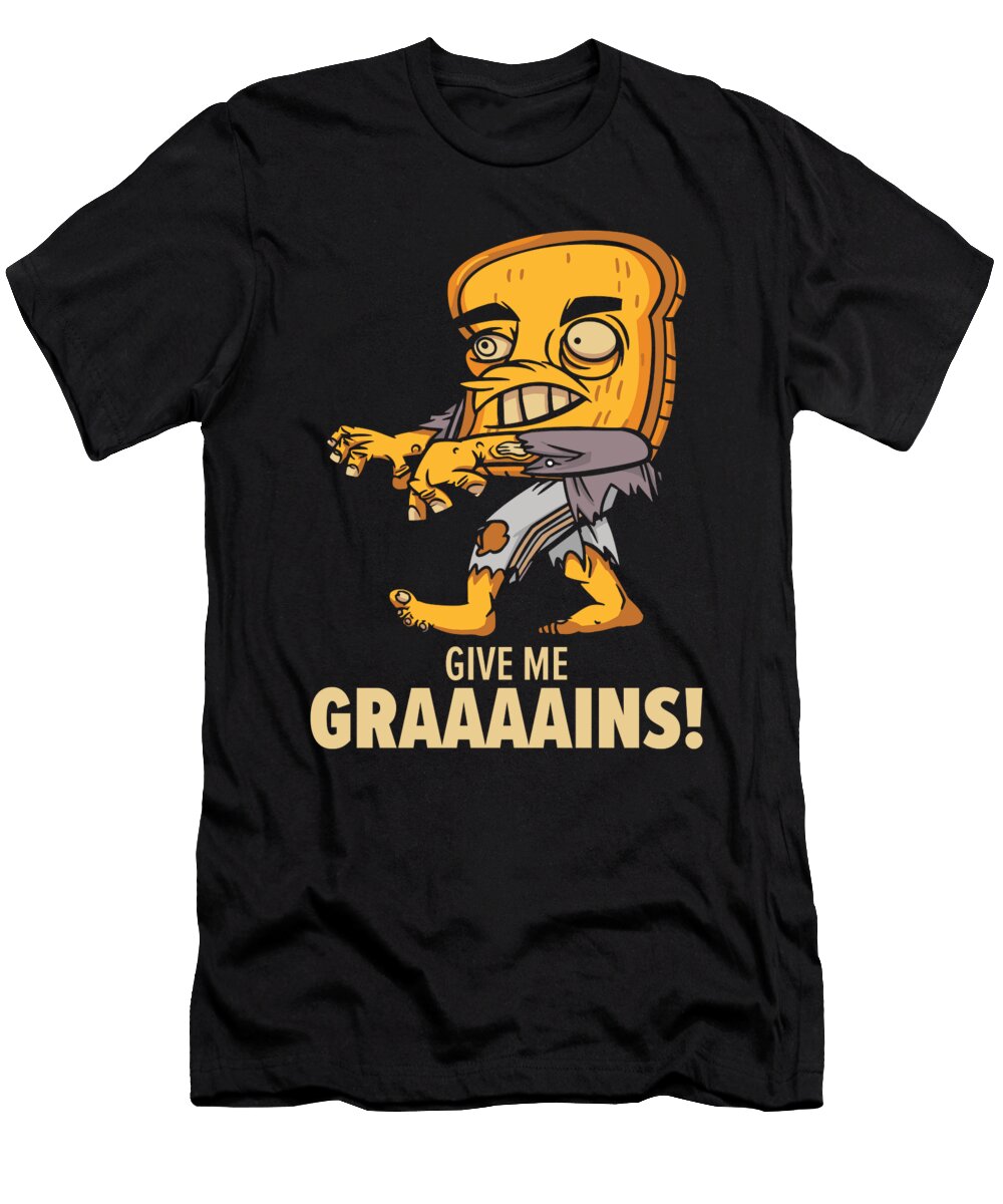 2 Halloween Bread Zombie Food Zombie Fan Monster Toms Store T-Shirt