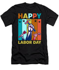 3 Happy Labor Day Retro Sunset Hands with Tools Licensed Art T-Shirt