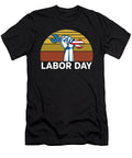6 Happy Labor Day Retro Sunset Hands with Tools Licensed Art T-Shirt