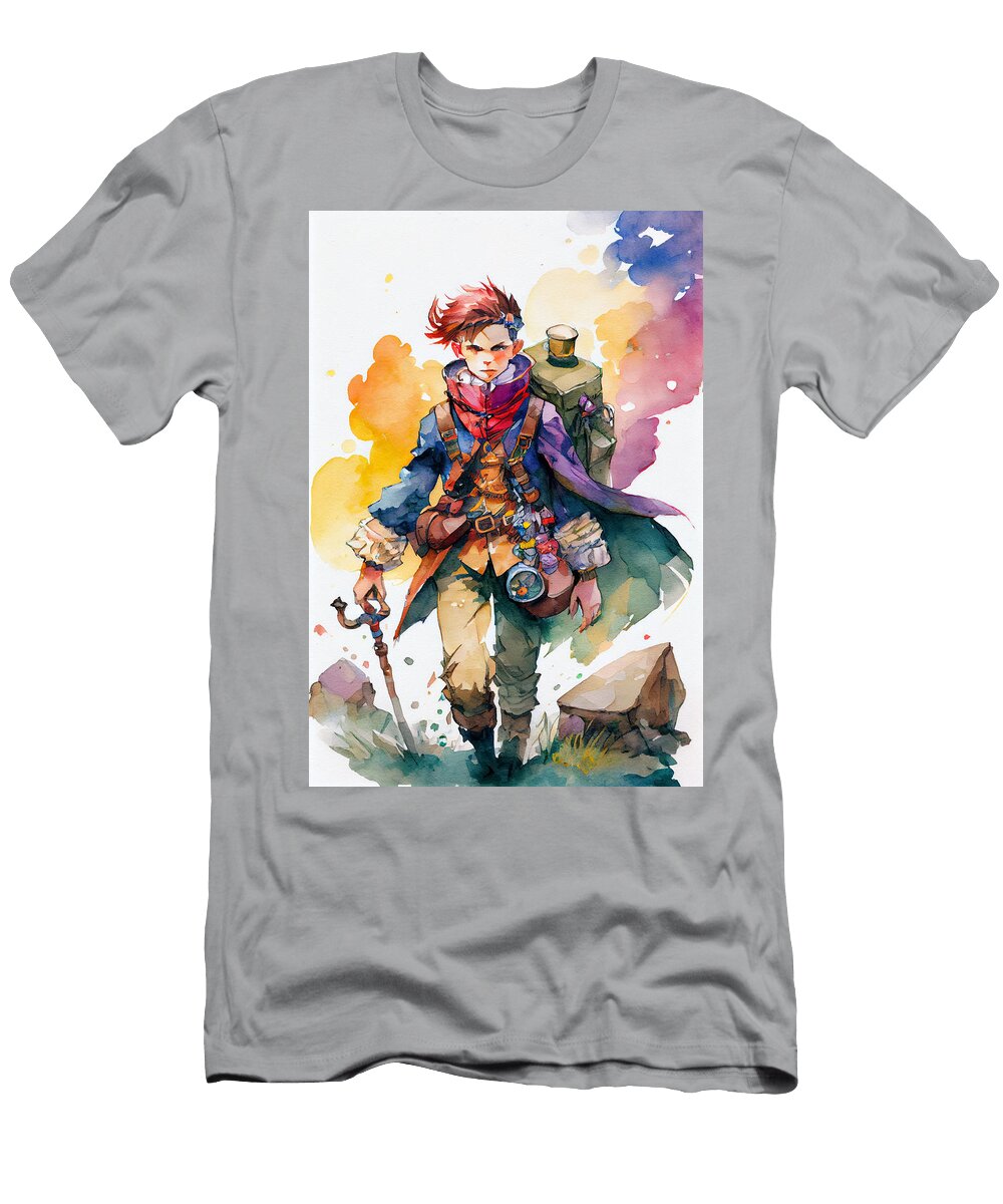 A Male Adventurer in Candyland Dungeons and Dra D6455630437b645563d7 F672 645043f0 Af99 Celestial Images T-Shirt