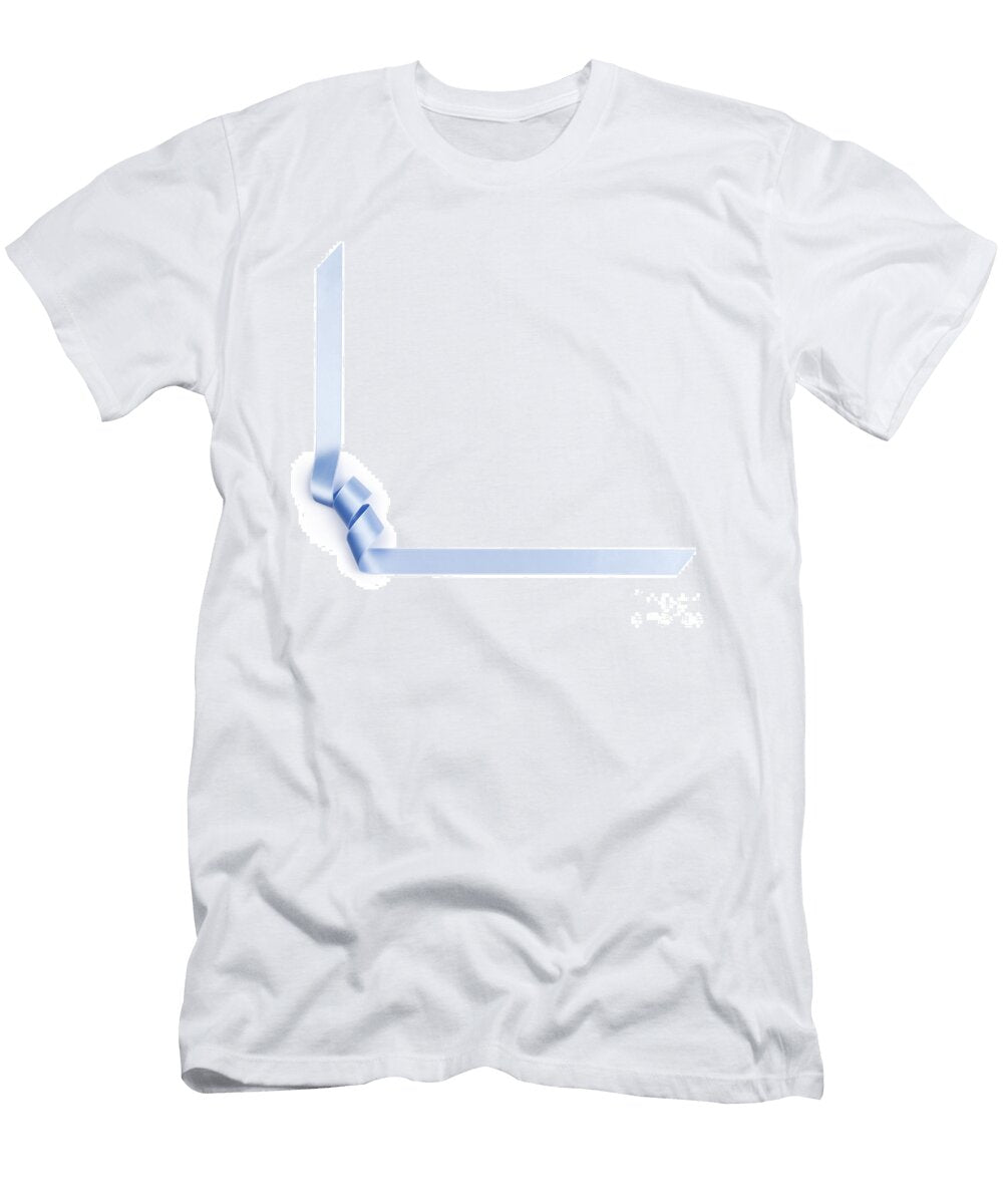 Blue Streamer Ribbon Ben Massiot T-Shirt