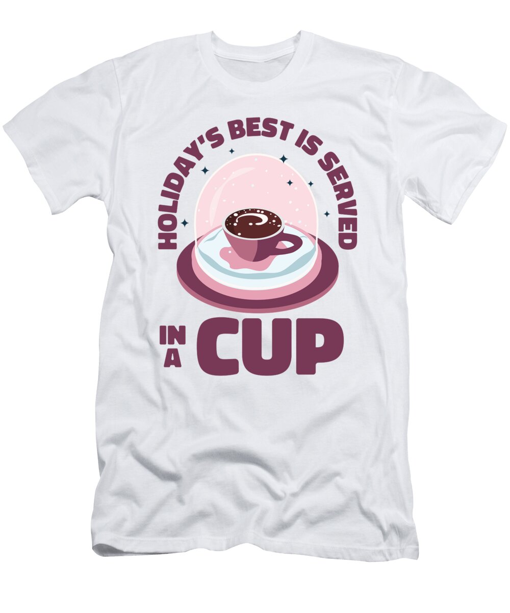 Christmas Snow Globe Coffee Caffeine Lover Toms Store T-Shirt
