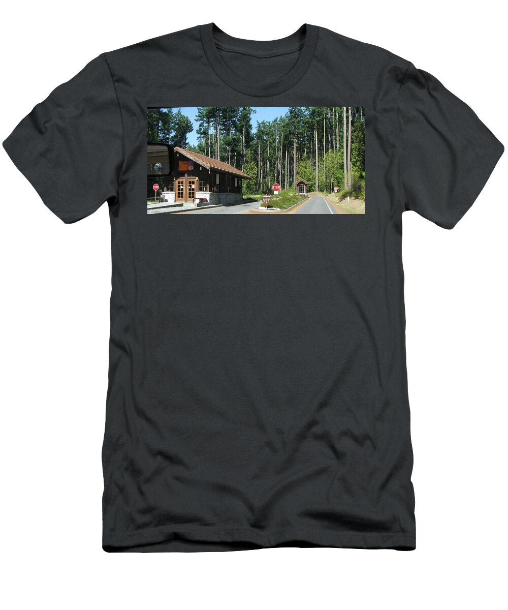 Entrance to Whidbey State Park Margot Kiefer T-Shirt