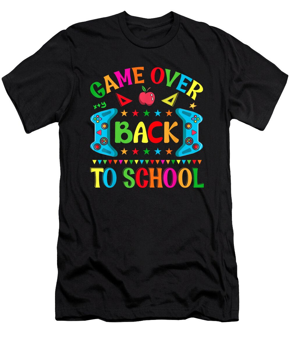 Game Over Back to School Gaming Lovers Kids Boys Dhbubble T-Shirt