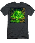 Glowing Green Slime Monster Johann Solovev T-Shirt