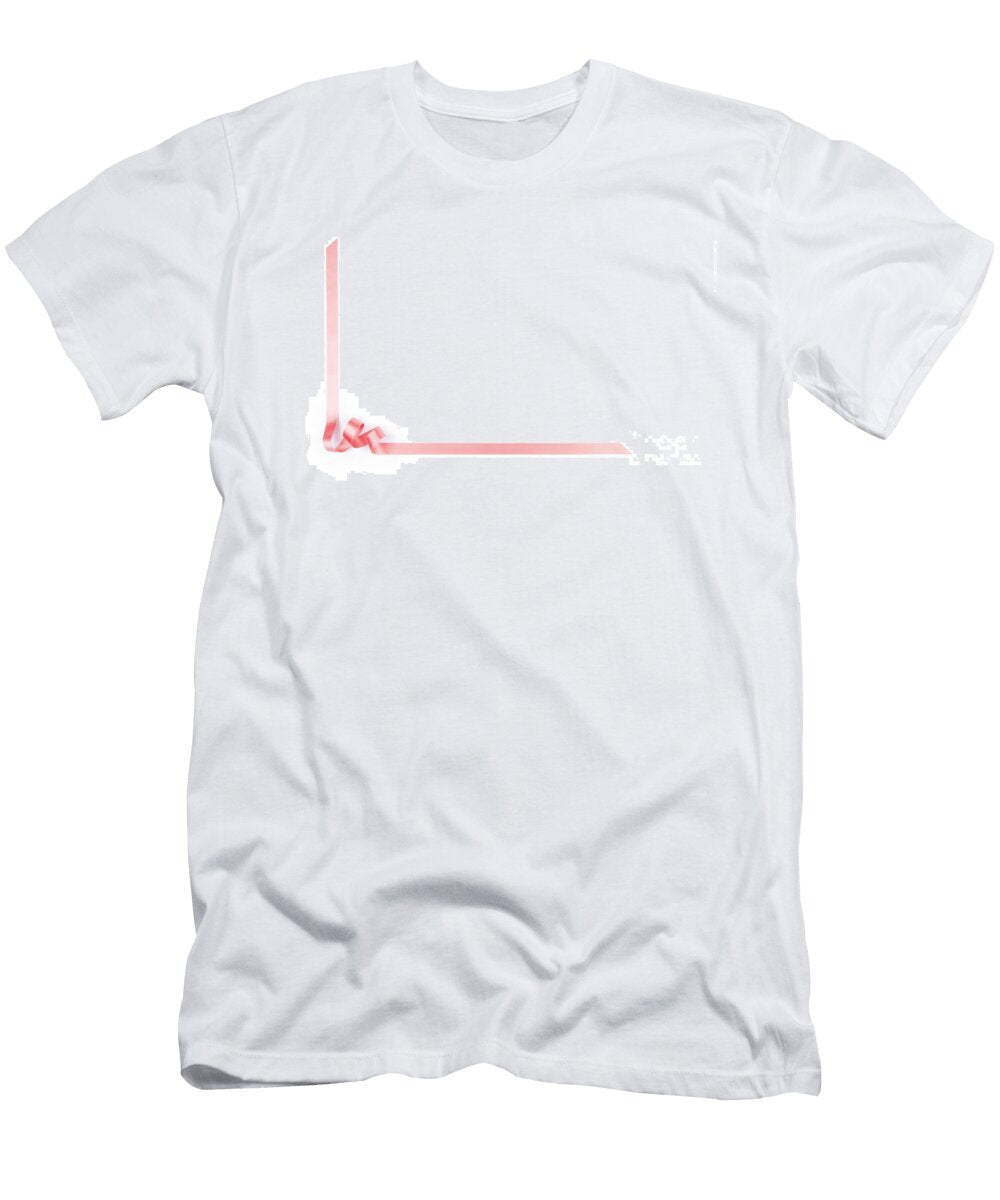 Pink Streamer Ribbon 1 Ben Massiot T-Shirt