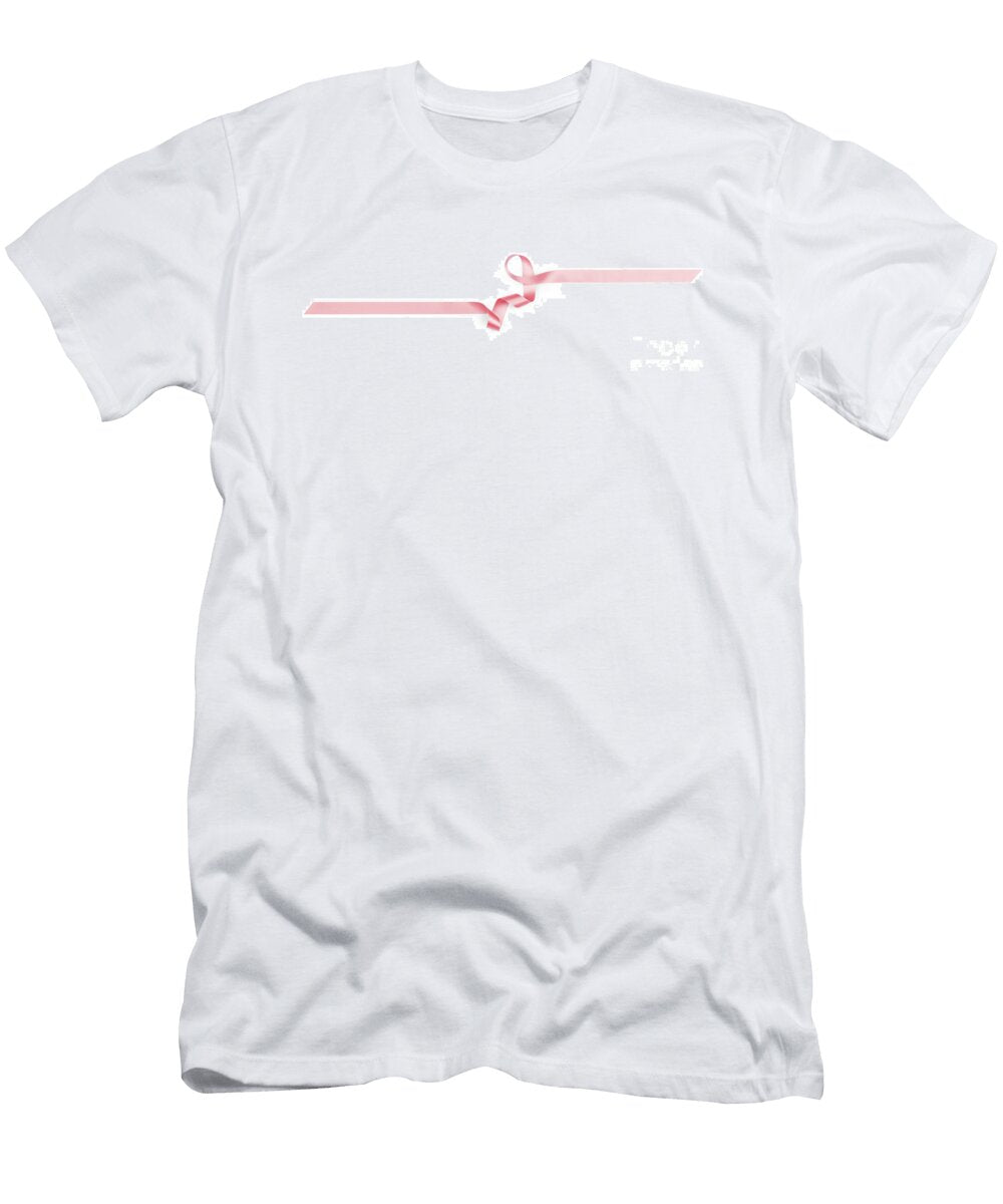 Pink Streamer Ribbon 3 Ben Massiot T-Shirt
