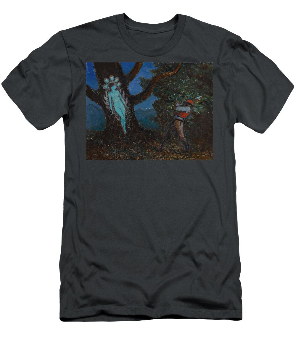 The Woodchopper and the Tree Spirit George Russell Irish T-Shirt