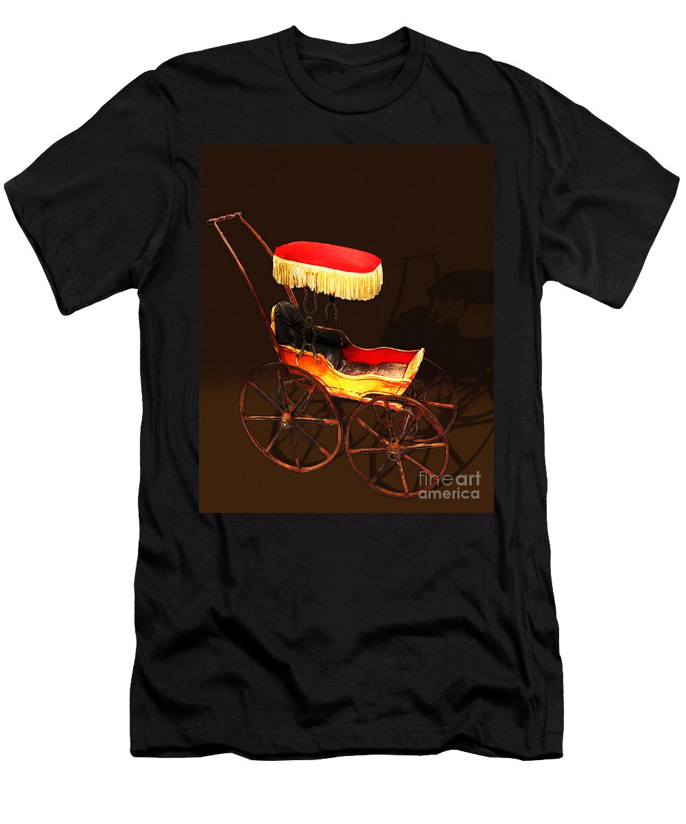 Vintage Victorian Stroller 20150921 Wingsdomain Art and Photography T-Shirt