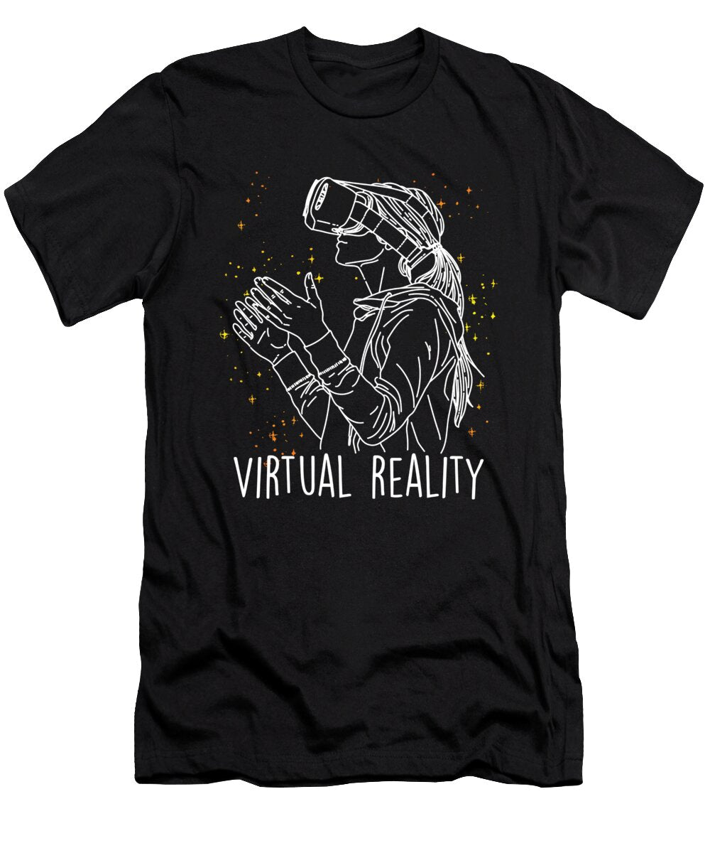 Virtual Reality Vr Gaming Gamer Geek Nerd Gift Thomas Larch T-Shirt